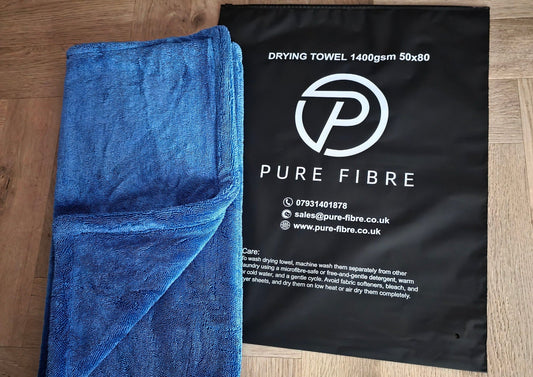 Drying Towel 1400gsm Blue