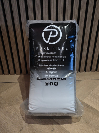 Grey Microfibre Cloth - 40 Per Pack