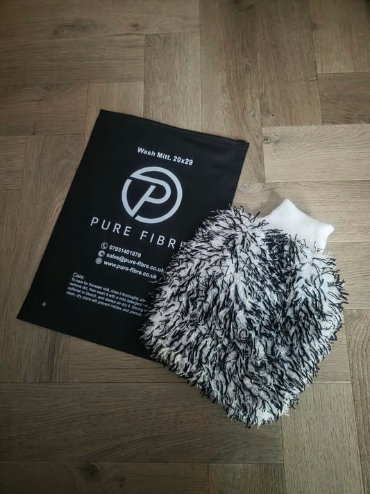 Pure Fibre Microfibre Wash Mitt - (20 × 29 cm)