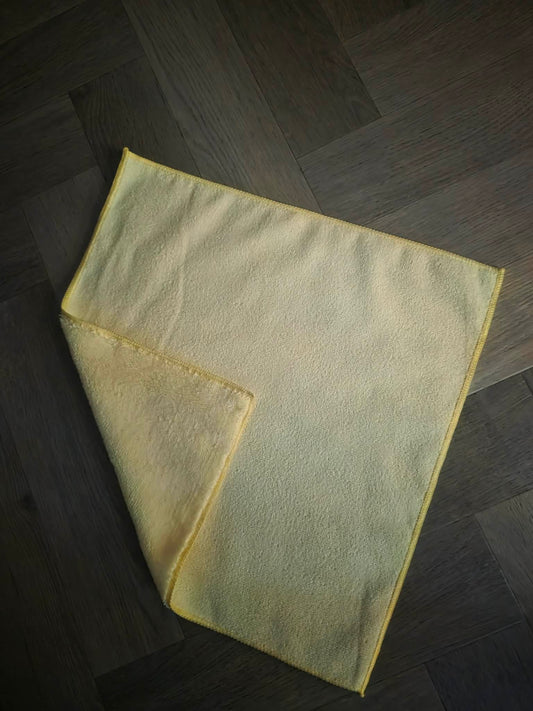 Yellow Microfibre Cloth - 40 Per Pack